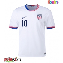 Camiseta Estados Unidos Christian Pulisic #10 Primera Equipación Copa America 2024 manga corta